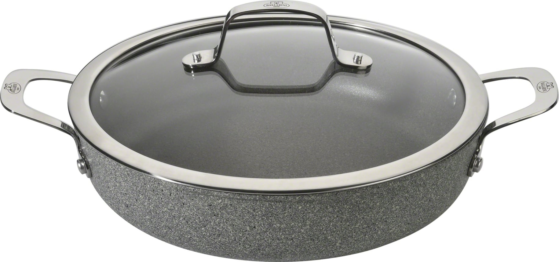 Salina Granitium Frittierpfanne 28 cm mit Haltegriffen Induktion