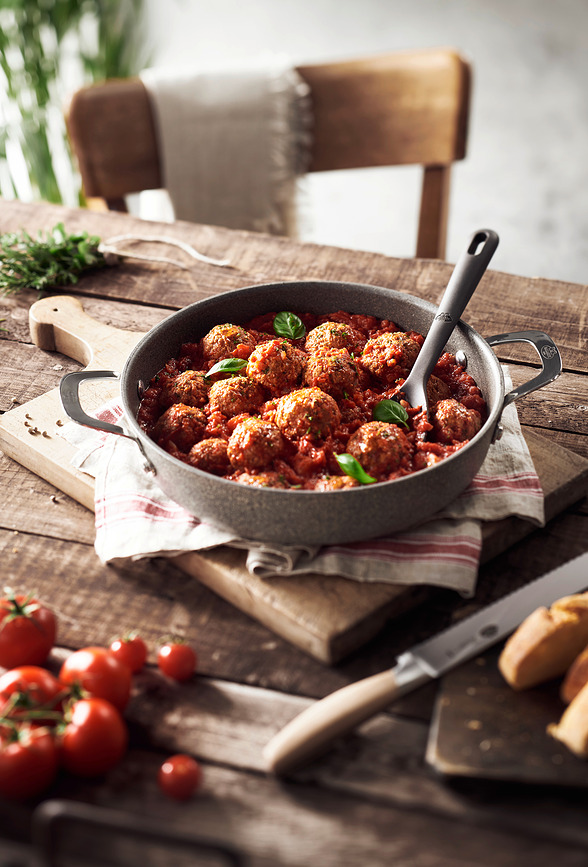 Salina Granitium Τηγάνι βαθύ, επαγωγικό, 28 cm, με λαβές