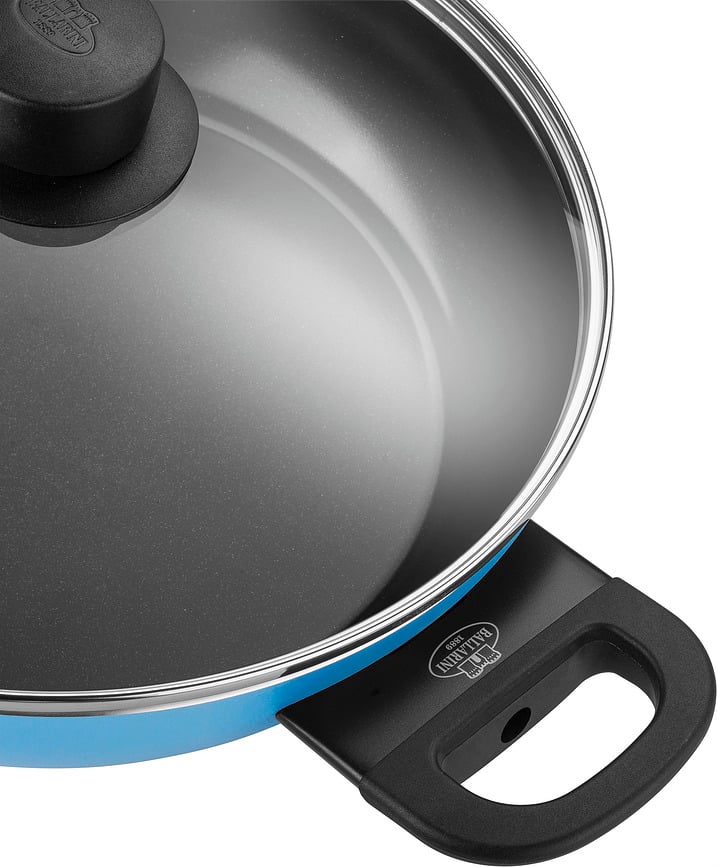 Sartén honda Caprera, 28 cm, azul