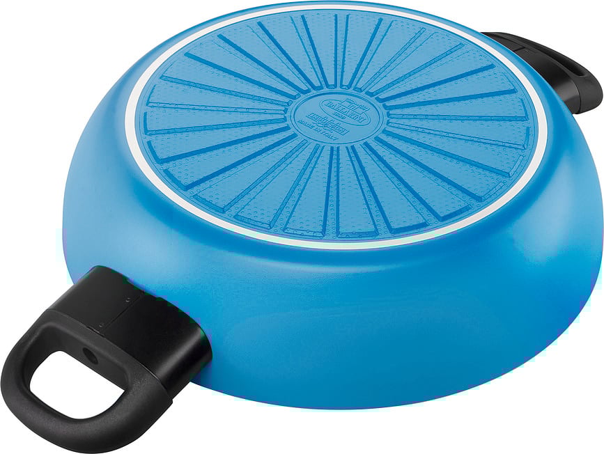Sartén honda Caprera, 28 cm, azul