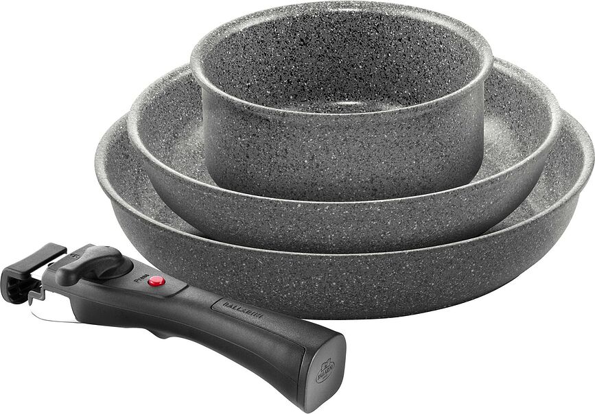 Torre Set de Poêles et Casserole, 24 cm et 28 cm, 4 pièces