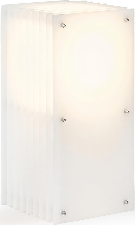 Lampă Lop Rectangle S lăptoasă