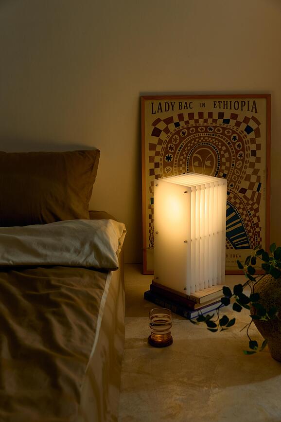 Lampada Lop Rectangle S arancione