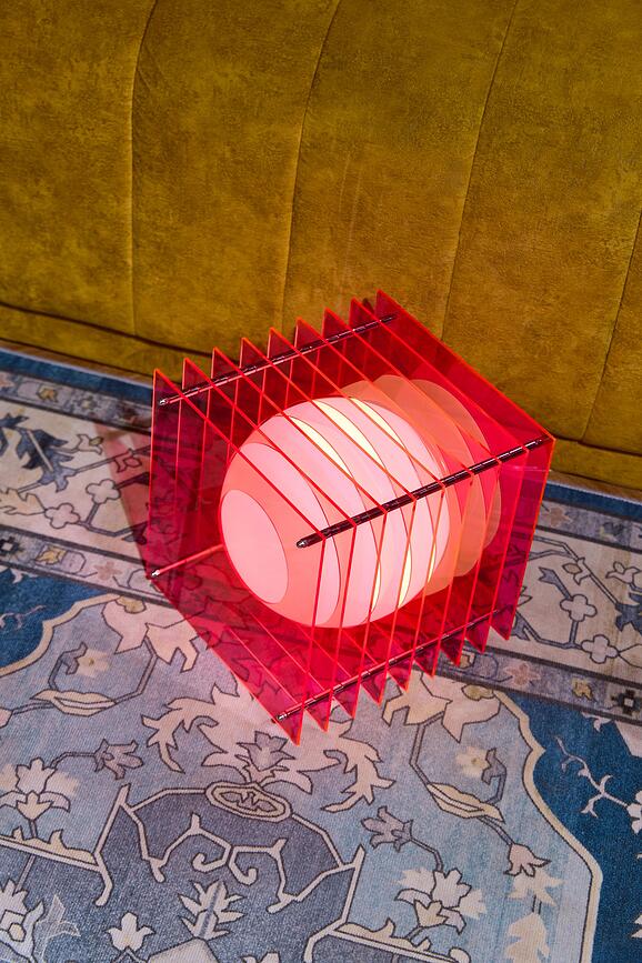 Lampada Lop Square L arancione