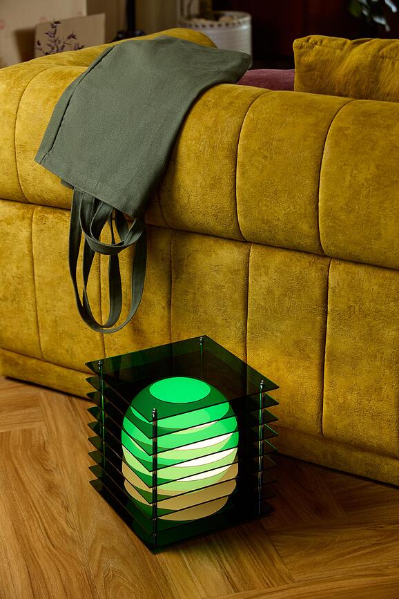 Lampada Lop Square L arancione