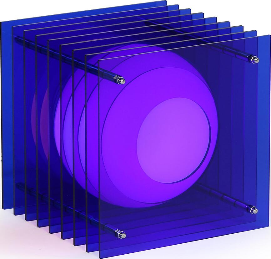 Lampada Lop Square S blu