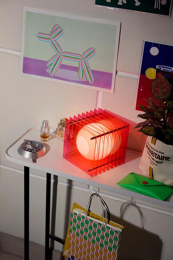 Lampada Lop Square S arancione