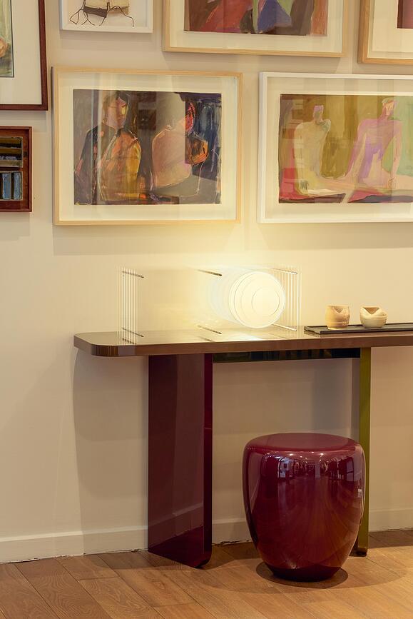 Lampe Lop Rectangle L rouge
