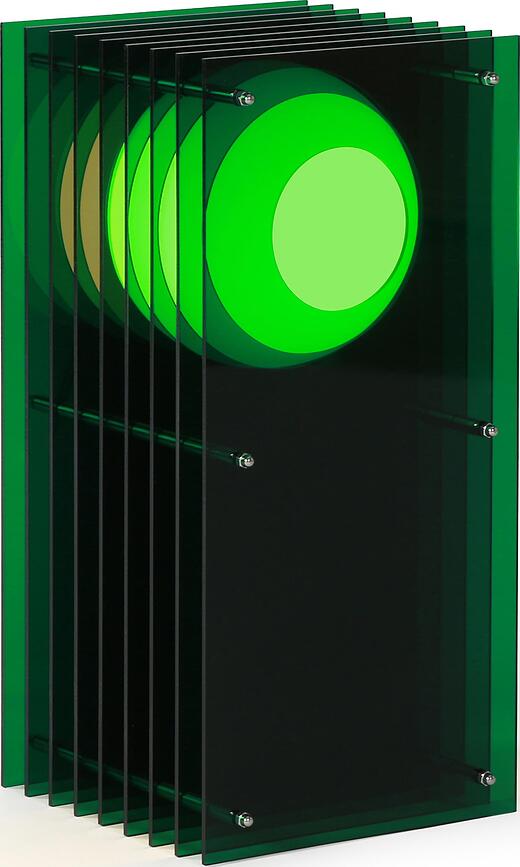 Lampe Lop Rectangle S verte