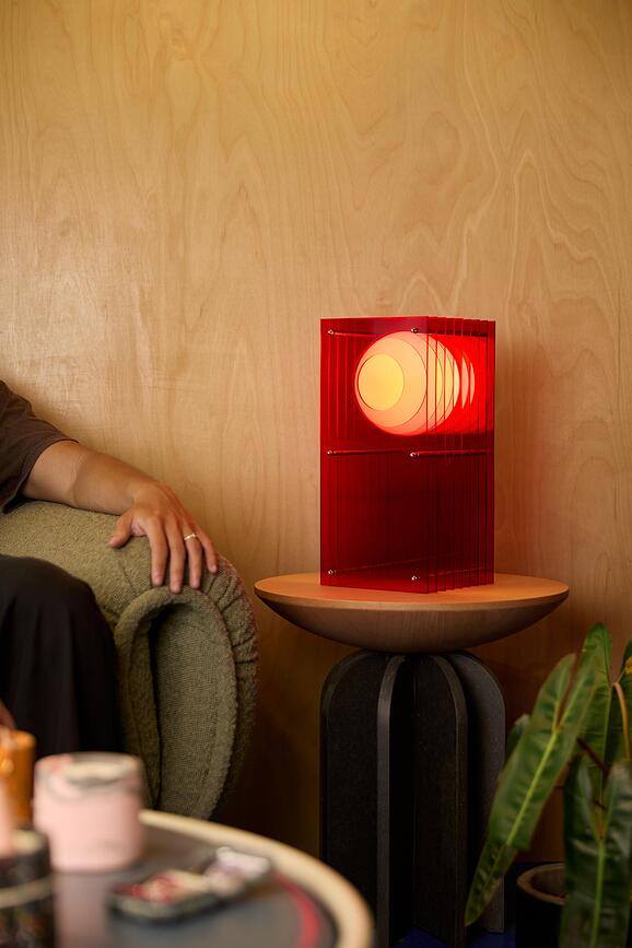 Lampe Lop Rectangle S orange