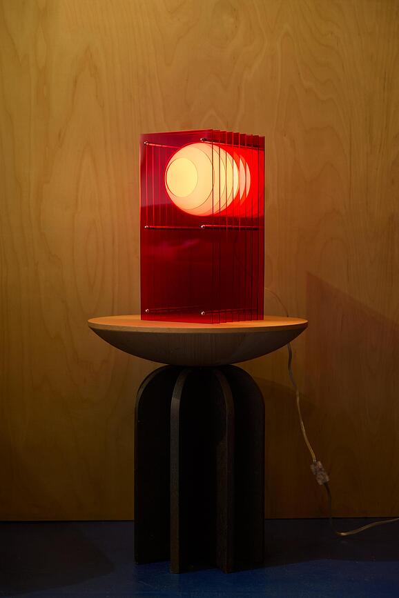 Lampe Lop Rectangle S orange