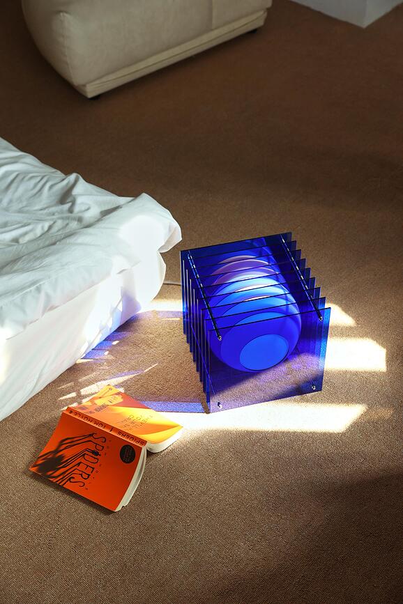 Lampe Lop Square L orange