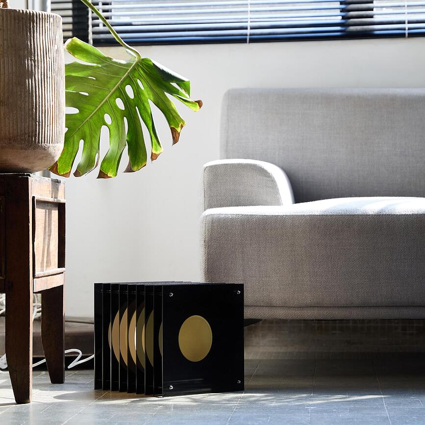 Lampe Lop Square L orange
