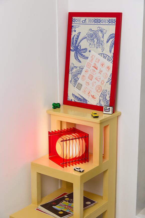 Lampe Lop Square S orange