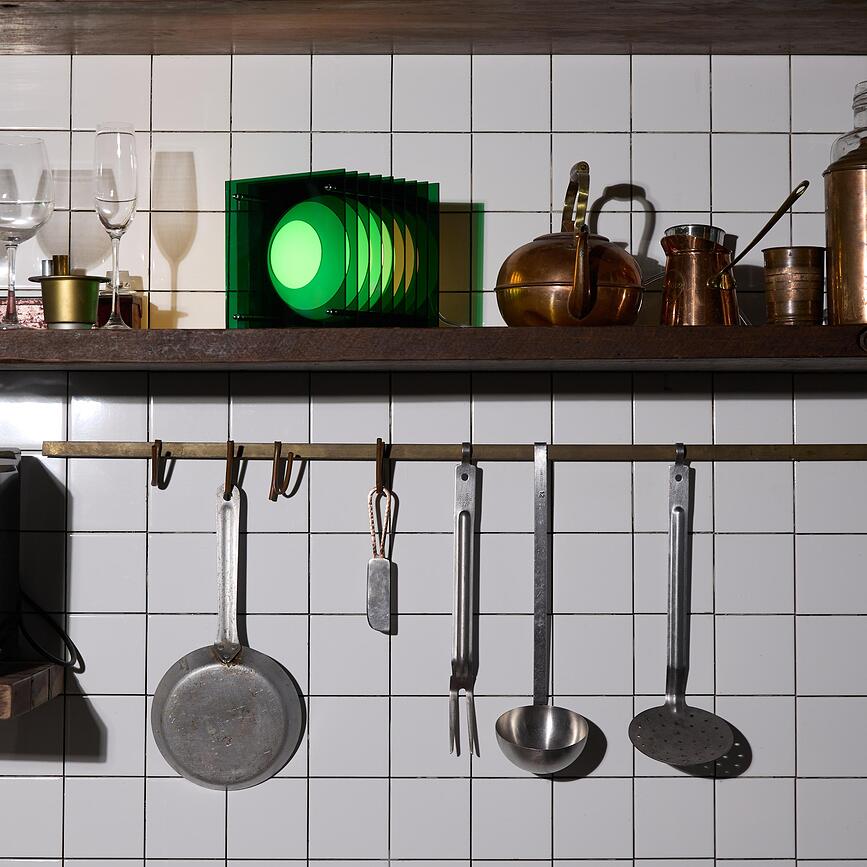 Lampe Lop Square S orange