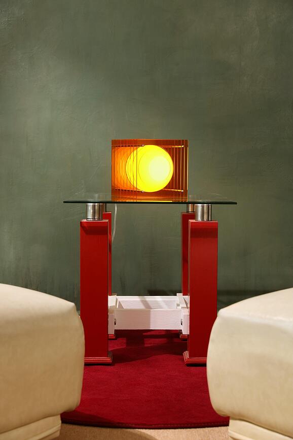 Lampe Lop Square S orange