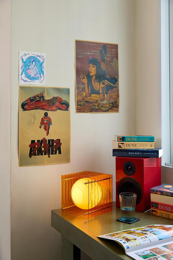 Lampe Lop Square S orange