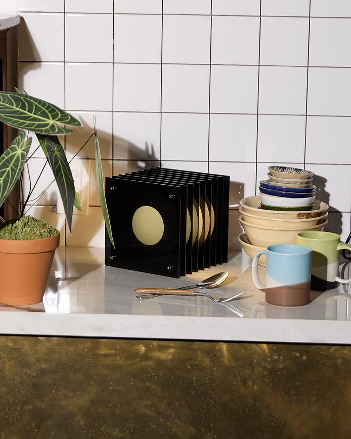 Lampe Lop Square S orange