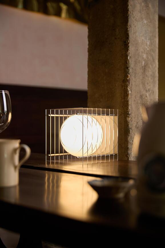 Lampe Lop Square S orange