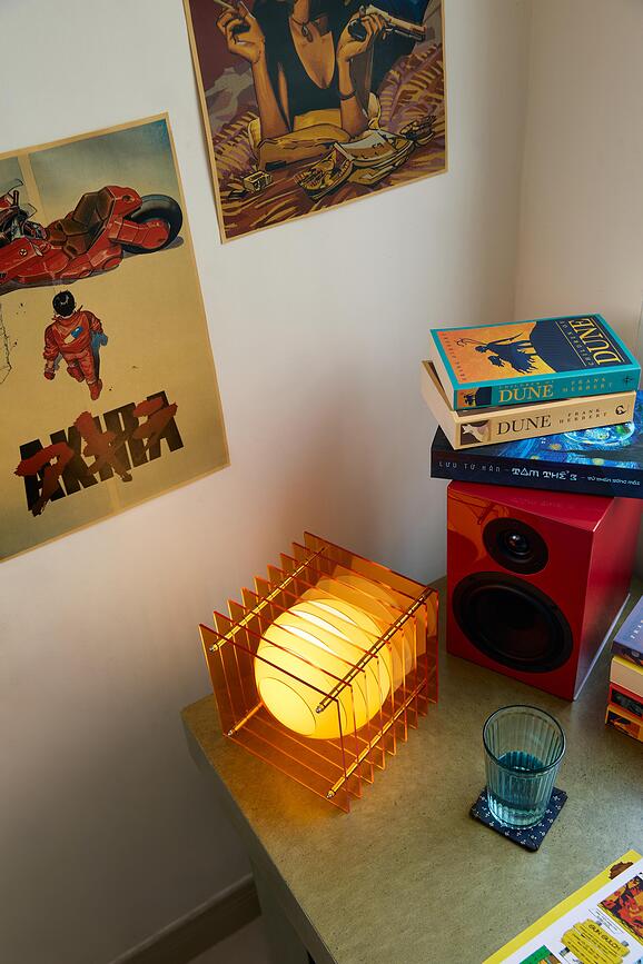 Lampe Lop Square S orange