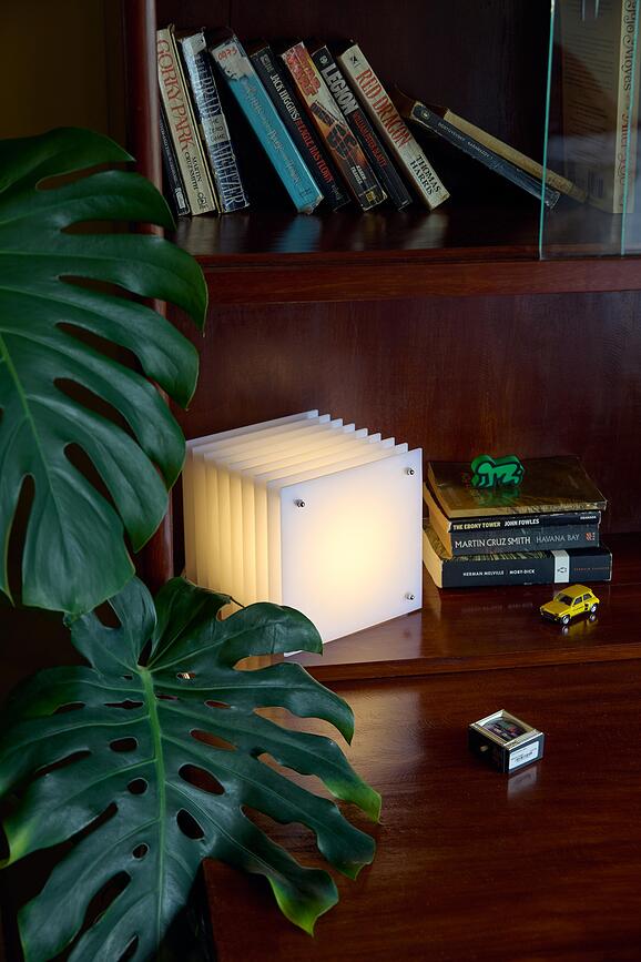 Lampe Lop Square S orange