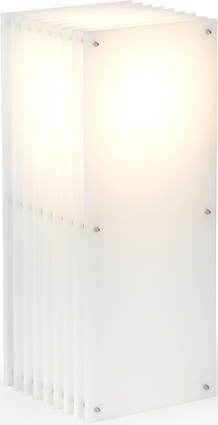 Lop Rectangle L lampa, mjölkvit