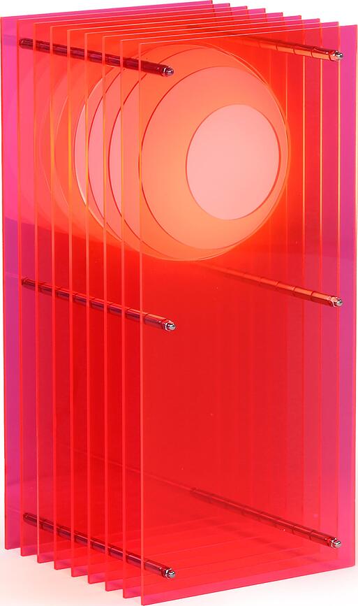 Lop Rectangle S lampe, rosa