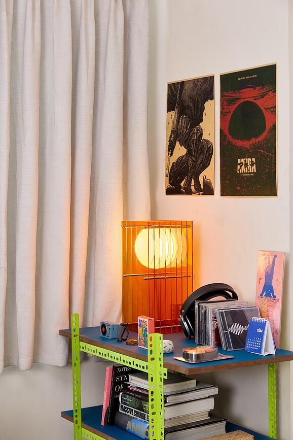 Lop Rectangle S lampe, orange