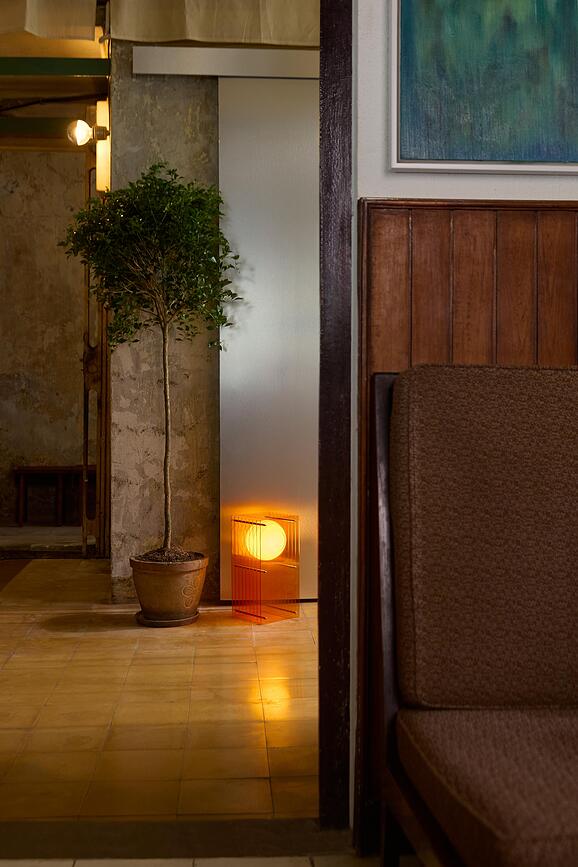 Lop Rectangle S lampe, orange