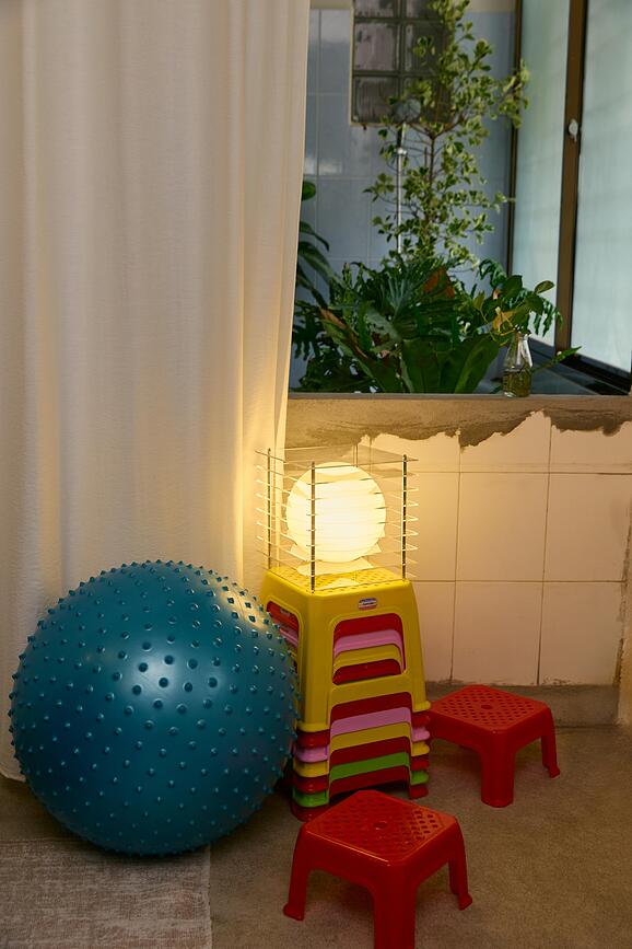 Lop Square L lampe, orange