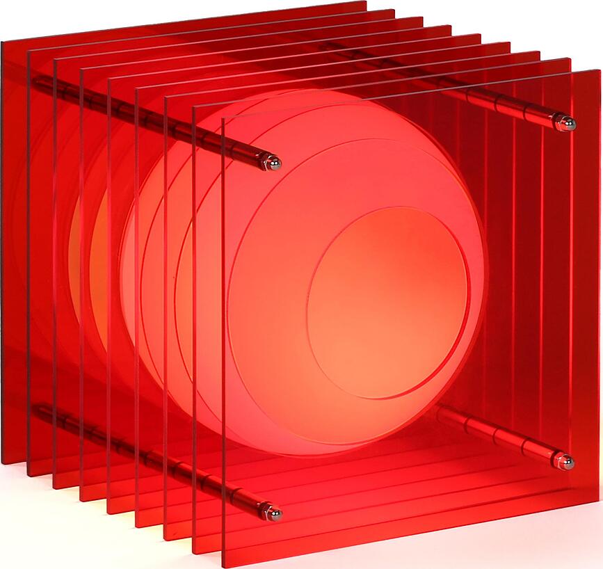 Lop Square S lamp, rood
