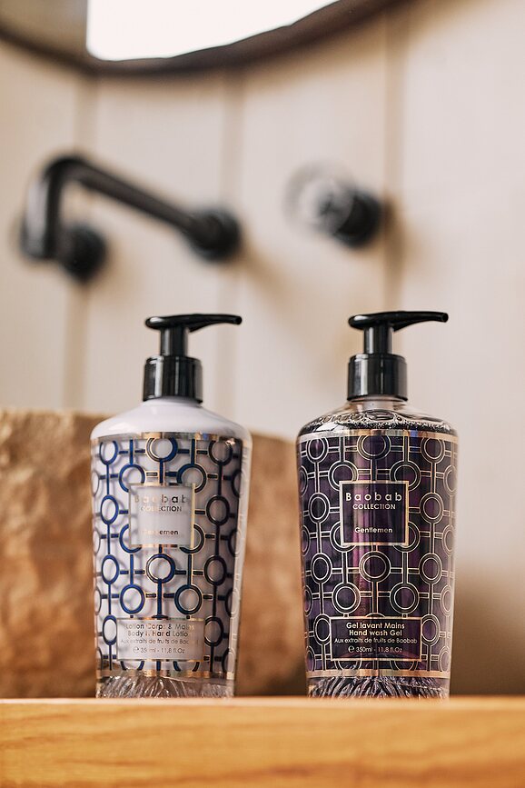 Baobab Gift Box Gentlemen, Darilni set, milo za roke in losjon za telo, 2 kosa