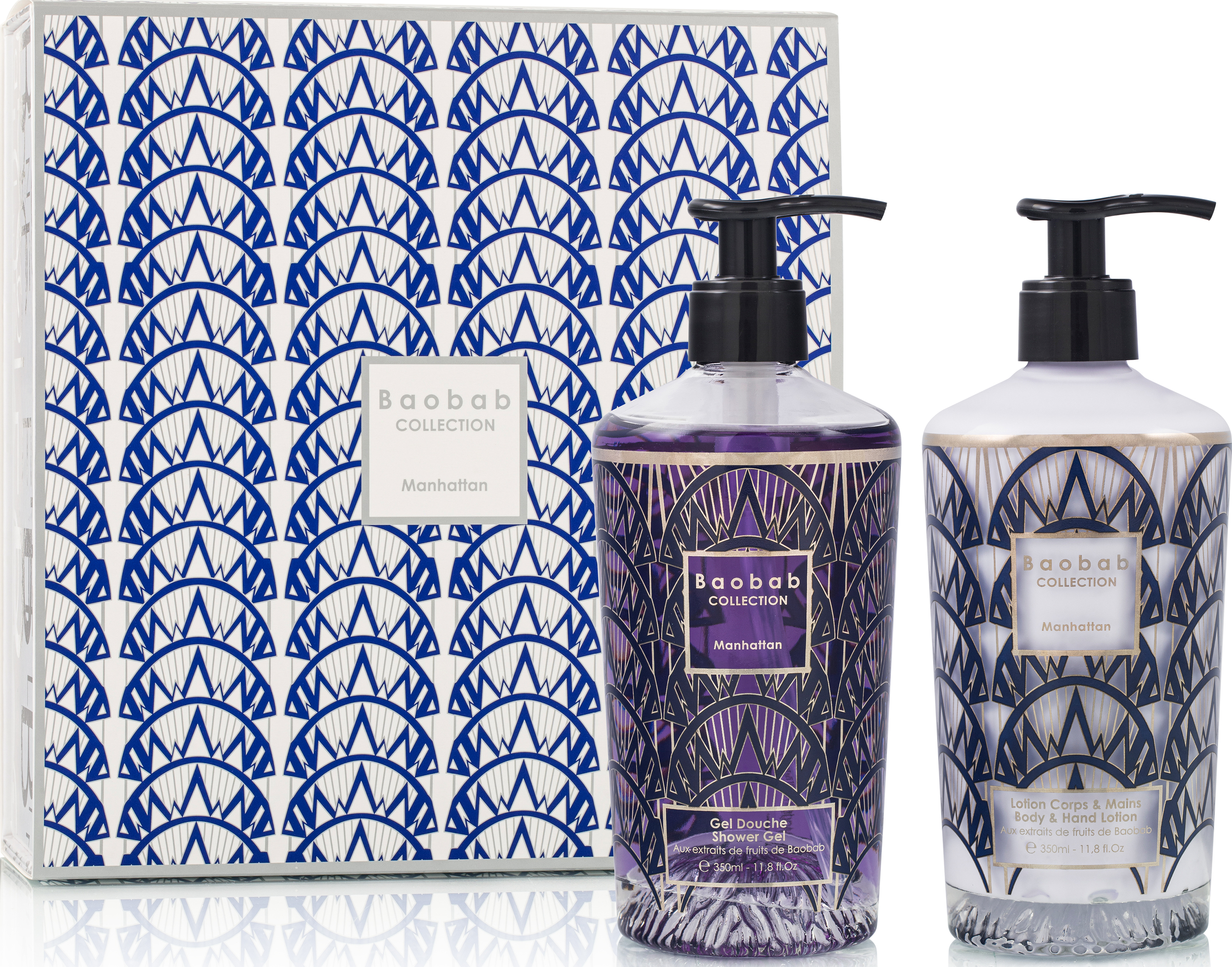 Baobab Manhattan Geschenkset Duschgel und Körperlotion, 2-tlg.