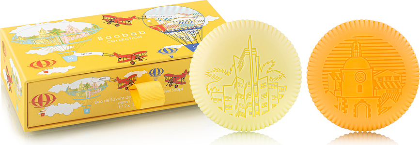 Baobab Set sapuna Miami & Saint-Tropez poklon kutija 2 kom.