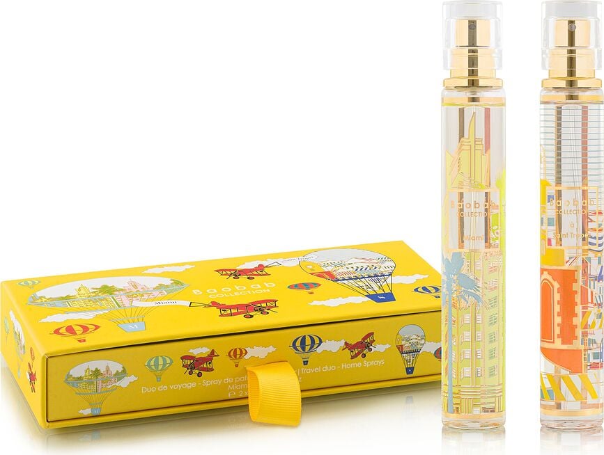 Brumas Perfumadas My First Baobab, aromas Saint-Tropez y Miami, Pack de 2 unidades