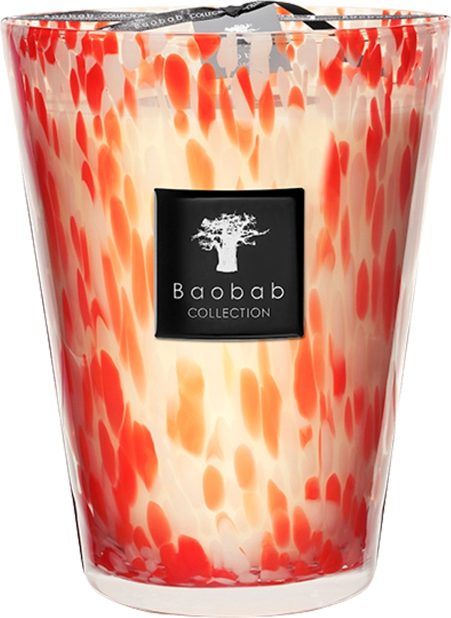 Candela profumata Pearls Coral 24 cm