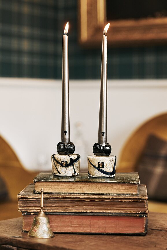 Candela Sveče, zlate, 4 kosi