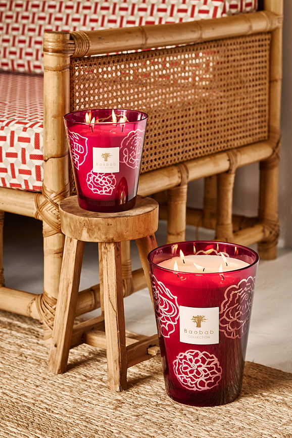 Collectible Roses ΚΕΡΙ ΑΡΩΜΑΤΙΚΟ, 35 cm, μπορντό