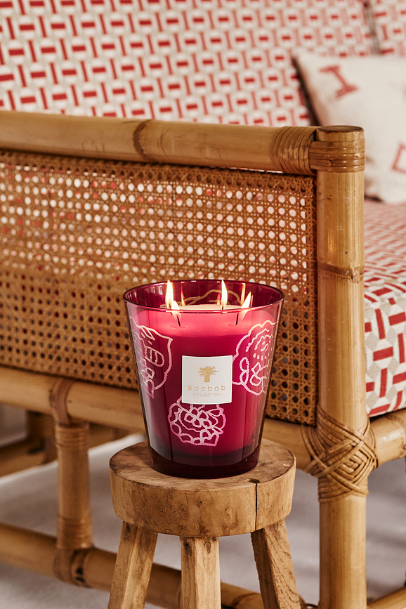 Collectible Roses ΚΕΡΙ ΑΡΩΜΑΤΙΚΟ, 35 cm, μπορντό