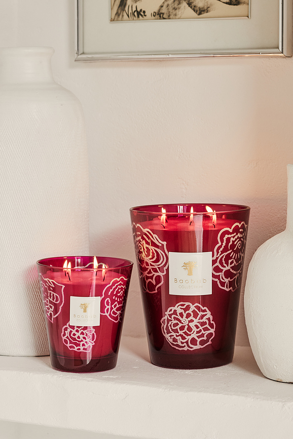 Collectible Roses ΚΕΡΙ ΑΡΩΜΑΤΙΚΟ, 35 cm, μπορντό