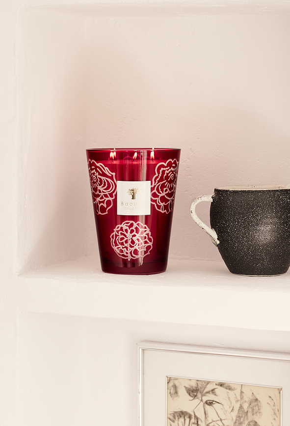 Collectible Roses ΚΕΡΙ ΑΡΩΜΑΤΙΚΟ, 35 cm, μπορντό