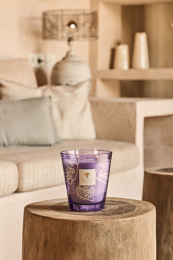 Collectible Roses Αρωματικό Κερί Dark Parma, 35 εκ