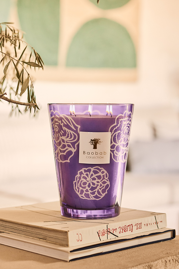 Collectible Roses Αρωματικό Κερί Dark Parma, 35 εκ