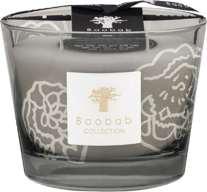 Collectible Roses Dišeča sveča, 10 cm, siva