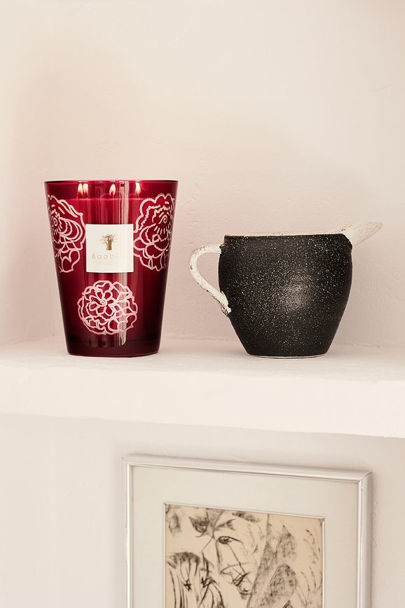 Collectible Roses Dišeča sveča, 35 cm, bordo