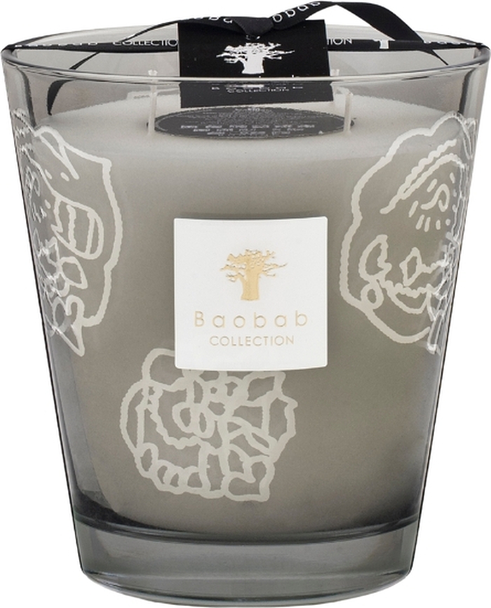 Collectible Roses Κερί Αρωματικό, 16 cm, γκρι