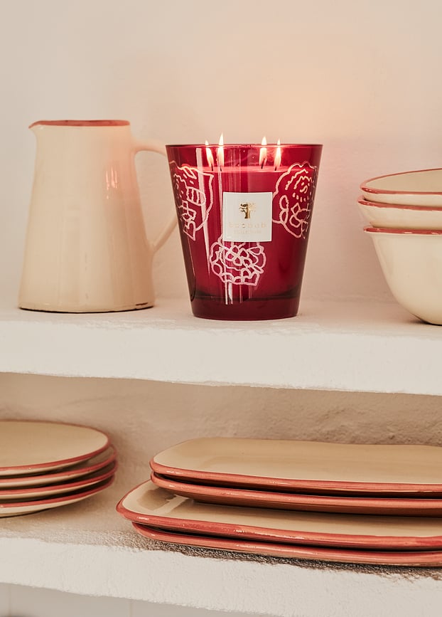 Collectible Roses Mirisna Svijeća bordo 35 cm