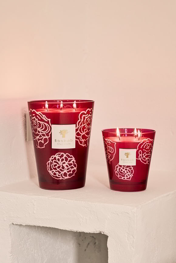 Collectible Roses Mirisna Svijeća bordo 35 cm