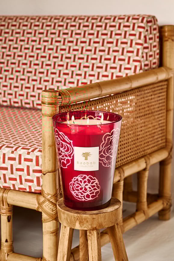 Collectible Roses Mirisna Svijeća bordo 35 cm