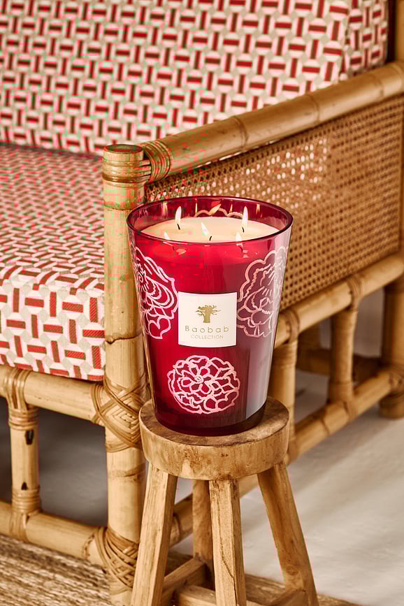 Collectible Roses Mirisna Svijeća bordo 35 cm